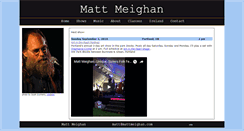 Desktop Screenshot of mattmeighan.com